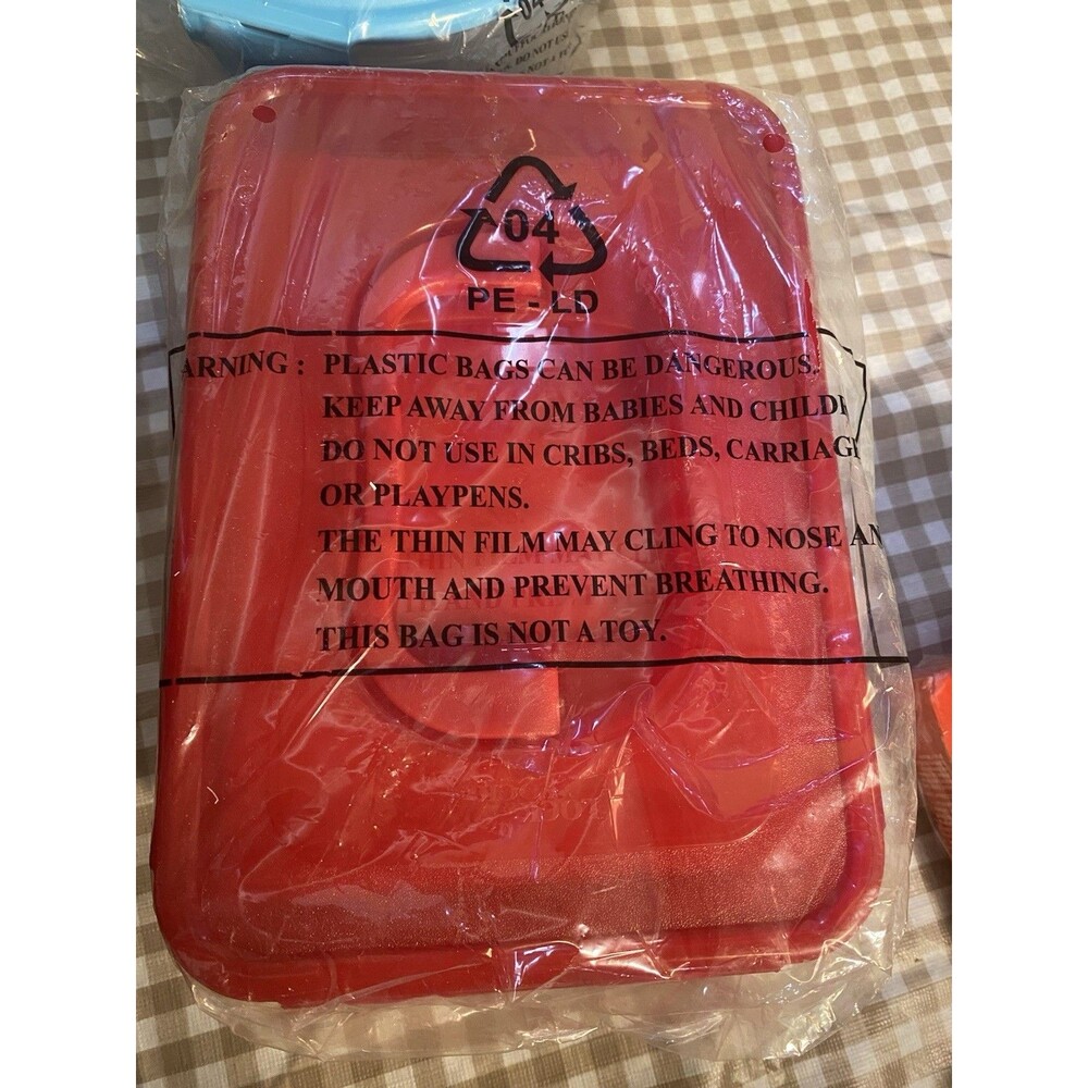 Lock N Lock Tupperware. 3pc Set. Square, Round And Rectangle. New In Plastic. - Picture 2 of 5